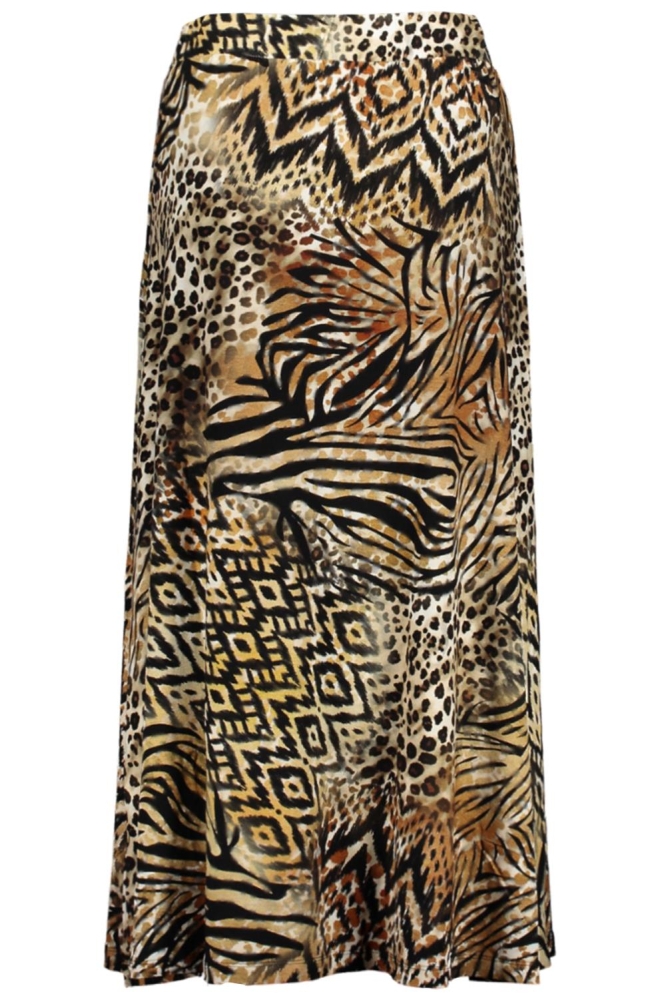 JILL ROK MET PATROON 56350 60 000775 BROWN/BLACK